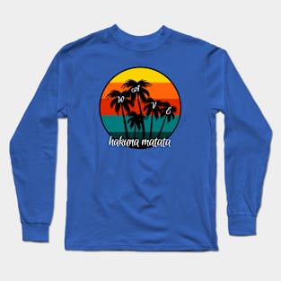 Hakuna Matata Wave Long Sleeve T-Shirt